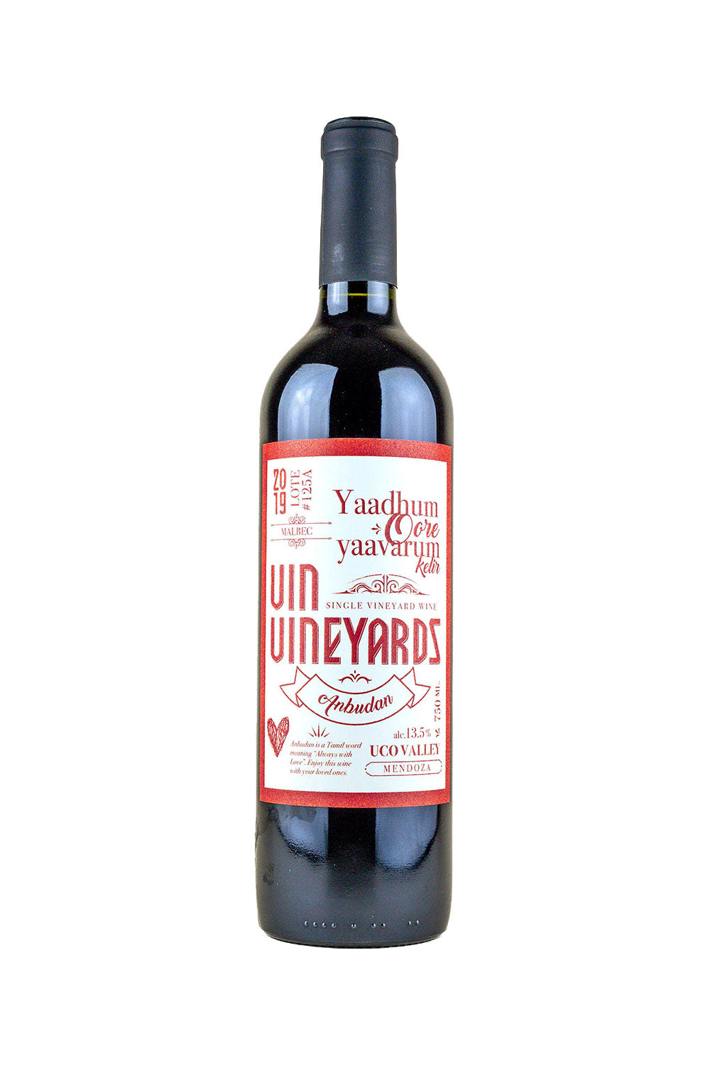 2019 Anbudan Malbec Red Wine image 0